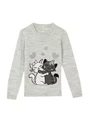 Swetry damskie - DeFacto Sweter z długim rękawem dla dziewcząt - sweter z długim rękawem dla dziewcząt topy (Printed Grey/Red/Black, 4/5 Y), Printed Grey/Red/Black, 4-5 Lata - miniaturka - grafika 1