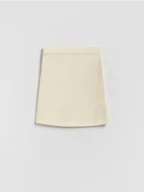 Swetry dla dziewczynek - Reserved - Dzianinowa spódnica - złamana biel - miniaturka - grafika 1