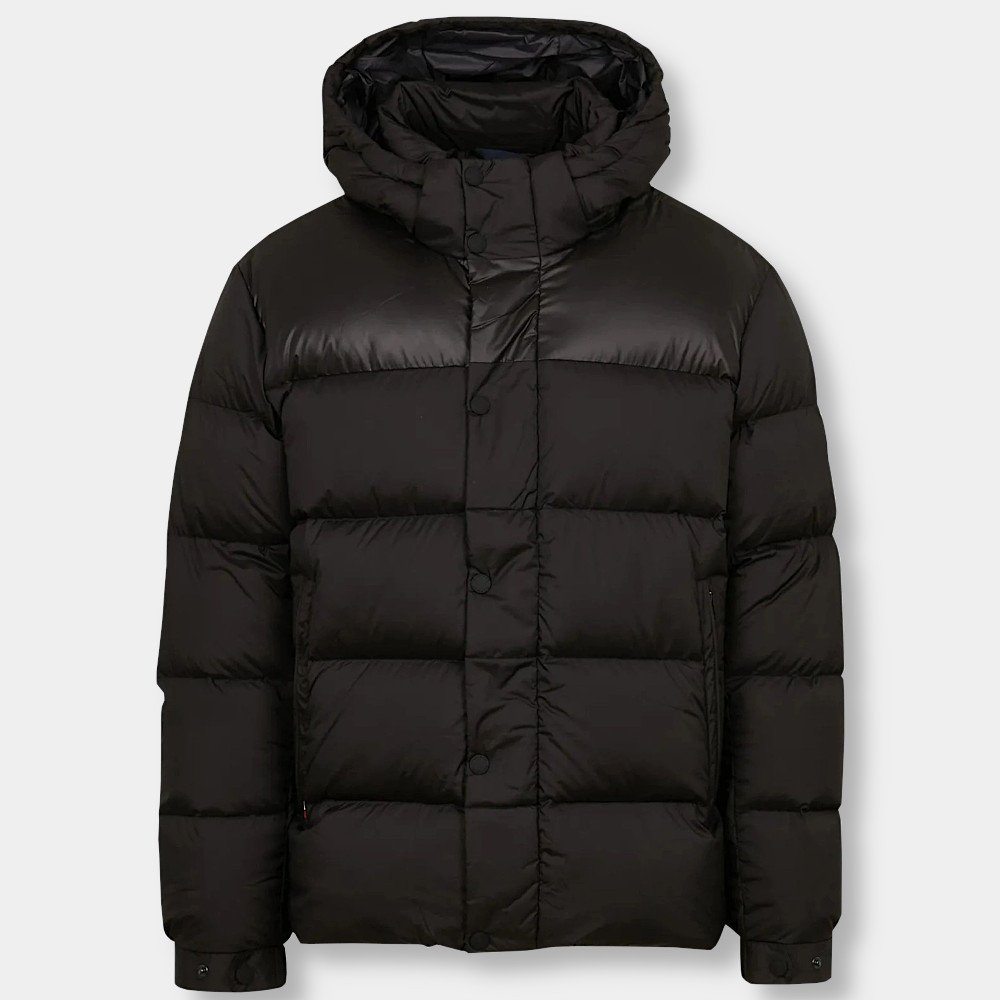 Zimowa kurtka męska Puchowa Czarna Tommy Hilfiger