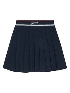 Guess Spódnica plisowana J5BD16 Z1152 Granatowy Regular Fit - Spódnice - miniaturka - grafika 1