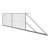 Ogrodzenia - Brama przesuwna 3D 4 m prawa - miniaturka - grafika 1