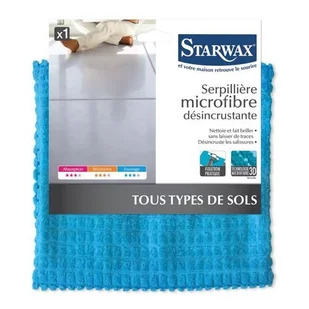 Starwax Ścierka do czyszczenia podłóg STARWAX, niebieska, 25,5x28,5 cm, 1 szt. - Ściereczki, gąbki, czyściki - miniaturka - grafika 3