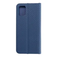 Etui i futerały do telefonów - Forcell Kabura LUNA Book Carbon do SAMSUNG Galaxy A51 niebieski - miniaturka - grafika 1