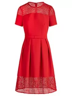 Sukienki - ApartFashion Damska sukienka na imprezę, czerwona, normalna, czerwony, 36 - miniaturka - grafika 1