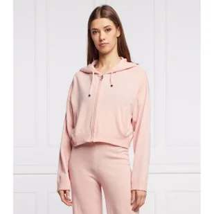 Juicy Couture Bluza | Cropped Fit | z dodatkiem wełny i kaszmiru - Bluzy damskie - miniaturka - grafika 1
