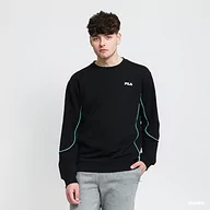 Bluzy męskie - FILA Męska bluza Adil Crew Sweat, czarny, L - miniaturka - grafika 1