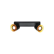 Lampy sufitowe - Czarna lampa sufitowa z metalowym kloszem 9x31 cm Elli – GTV - miniaturka - grafika 1