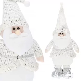 Mikołaj 62-90cm ozdoba świąteczna, krasnal świąteczny, gnom na teleskopowych nóżkach CA0327 - Ozdoby bożonarodzeniowe - miniaturka - grafika 1