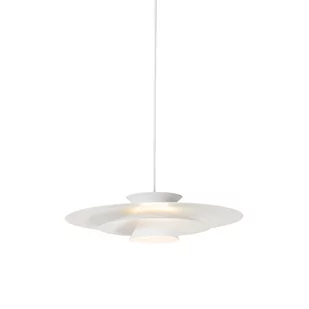 QAZQA Designerska lampa wisząca biała z 3-stopniowym ściemnianiem LED - Pauline - Lampy sufitowe - miniaturka - grafika 1