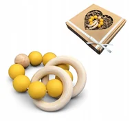 Gryzaki dla dzieci - Gryzak logopedyczny dla dziecka Silikonowe kuleczki w pudełku na prezent - miniaturka - grafika 1