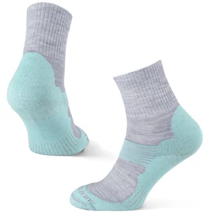 Skarpetki Zulu Merino Allseason Rozmiar skarpet: 35-38 / Kolor: turkus/szary - Skarpetki męskie - miniaturka - grafika 1