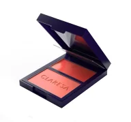 Bronzery i konturowanie twarzy - Claresa Duo Palette Creamy & Pressed kremowo-pudrowa paletka róży do konturowania twarzy 02 Candy Crush 8,5 g - miniaturka - grafika 1