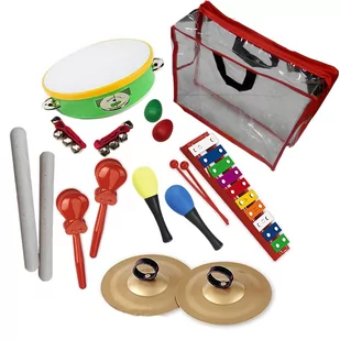 Zestaw Instrumentów Perkusyjnych dla dzieci 13 elementów P06(12) - Instrumenty perkusyjne - miniaturka - grafika 1