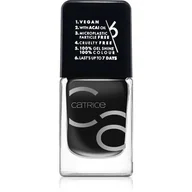 Lakiery do paznokci - Catrice ICONails lakier do paznokci odcień 20 Black to the Routes 10,5 ml - miniaturka - grafika 1