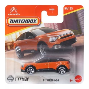 Matchbox: Samochodzik Citroen C4 - Samochody i pojazdy dla dzieci - miniaturka - grafika 1