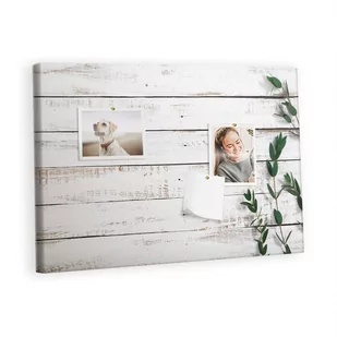 Kolorowy Organizer - Tablica Korkowa z Pinezkami - Drewniane deski 60x40 cm - Tablice i flipcharty - miniaturka - grafika 1