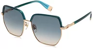 Okulary przeciwsłoneczne - Furla SFU623 okulary, Shiny Rose Gold, 57 damskie, Shiny Rose Gold - miniaturka - grafika 1