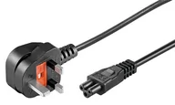 Kable komputerowe i do monitorów - Kabel zasilający MicroConnect Power Cord 3m UK C5 Black PE090830 - miniaturka - grafika 1