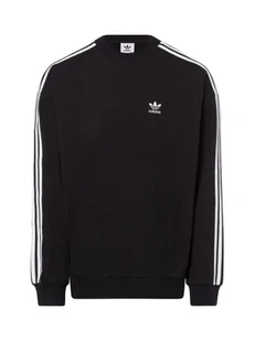 adidas Originals Bluza męska Mężczyźni Materiał dresowy czarny w paski, S - Bluzy męskie - miniaturka - grafika 1