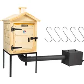 Paleniska ogrodowe - BROWIN wędzarnia drewniana 60 cm z paleniskiem - miniaturka - grafika 1