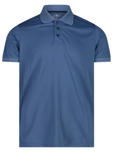 CMP Funkcyjna koszulka polo w kolorze niebieskim - Koszulki sportowe męskie - miniaturka - grafika 1