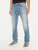 Spodnie męskie - Replay Jeansy M1008P.000.727744R Niebieski Slim Fit - miniaturka - grafika 1