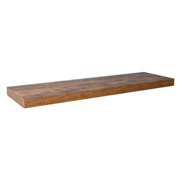 Półka Wisząca Ścienna Na Książki Samowisząca 80 Cm Hylly Palone Drewno Mdf