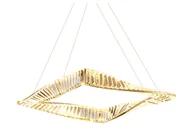 Lampy sufitowe - Bohemia - kryształowa lampa wisząca 58cm LED złoty - miniaturka - grafika 1