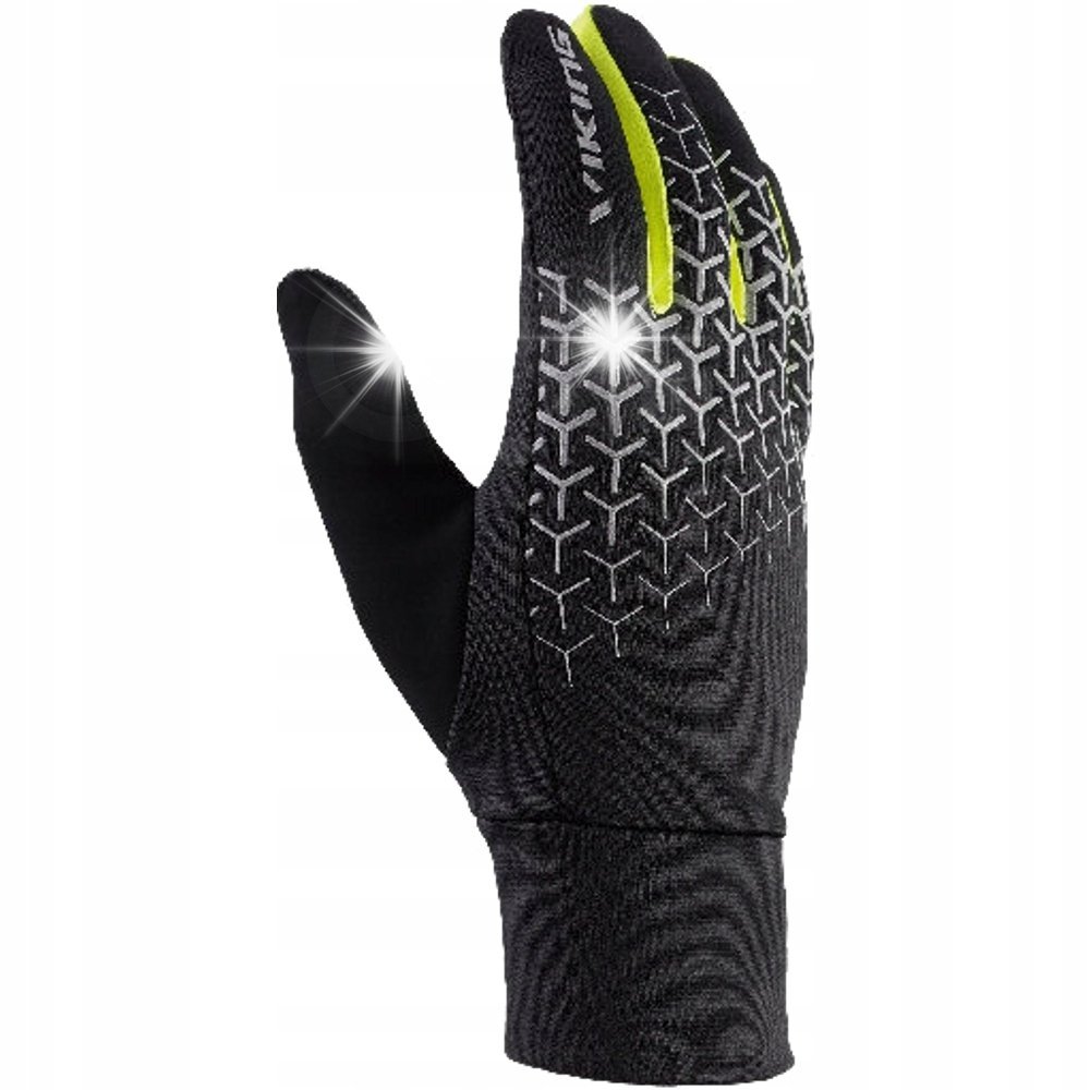 RĘKAWICZKI SPORTOWE VIKING ORTON DOTYKOWE DO OBSŁUGI SMARTFONA ODBLASKI / 8