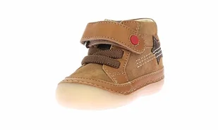 Kickers Chłopiec Unisex Kinder SOKISTIC Botki, 21 EU, Żółta gwiazda Curry, 21 EU - Botki damskie - miniaturka - grafika 1