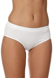 Brubeck Majtki damskie Hipster Classic Comfort Cotton białe r. L HI00090A - Bielizna sportowa damska - miniaturka - grafika 1