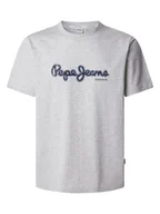 Koszulki męskie - Pepe Jeans Koszulka "Dorian" w kolorze szarym - miniaturka - grafika 1