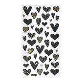 Walentynki - Arpex, Naklejki serduszka Glamour, 1 kpl. - miniaturka - grafika 1