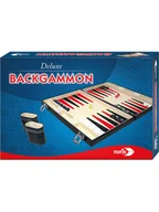 Gry planszowe - Noris Skrzynia z grami "Backgammon Deluxe" - 8+ - miniaturka - grafika 1