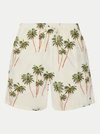 Kąpielówki męskie - Tommy Hilfiger Szorty kąpielowe UM0UM03491 Beżowy Regular Fit - miniaturka - grafika 1