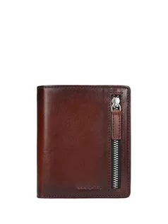 Portfele - Wojas Skórzany portfel w kolorze brązowym - grafika 1