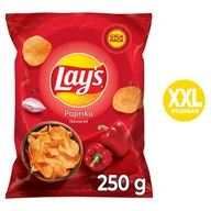 Chipsy - Lay's Chipsy ziemniaczane o smaku papryki 250 g - miniaturka - grafika 1