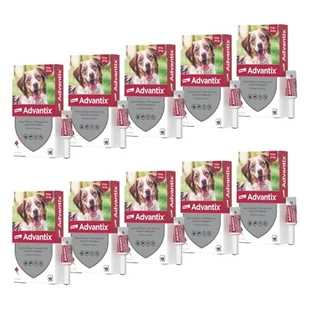 Krople na pchły i kleszcze BAYER Advantix Spot-on Średnie psy (10-25 kg) 40 x 2.5 ml - Artykuły przeciw pasożytom - miniaturka - grafika 1