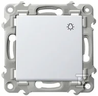 Klawisze i ramki - Łącznik zwierny "światło" - BIAŁY, SZAFIR - miniaturka - grafika 1