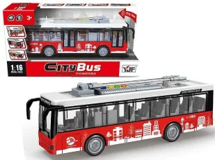 Autobus z napędem na koło zam. światło i dźwięk - ADAR - Samochody i pojazdy dla dzieci - miniaturka - grafika 1