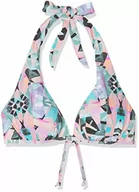 Stroje kąpielowe - O'Neill O'Neill damskie bikini Top Pw Sao Mix biały White Aop W/Green 36C 9A8508 - miniaturka - grafika 1