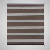 Rolety - vidaXL vidaXL Roleta Zebra 100 x 175 cm Kawa - miniaturka - grafika 1
