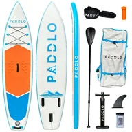 Deski SUP i akcesoria - DESKA SUP PADDLO POMPOWANA PADDLE BOARD DO PŁYWANIA WIOSŁO ZESTAW 335CM - miniaturka - grafika 1