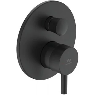 Ideal Standard Ceraline bateria wannowo-prysznicowa podtynkowa czarny mat A7389XG - Baterie wannowe i prysznicowe - miniaturka - grafika 1