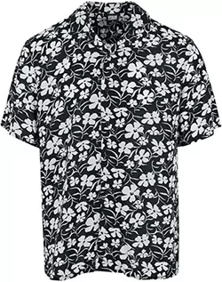 Koszule męskie - Urban Classics Koszula męska z wiskozy AOP Resort Shirt whiteflower 5XL, Whiteflower, 5XL - grafika 1