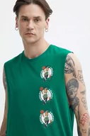 Koszulki męskie - New Era t-shirt bawełniany męski kolor zielony BOSTON CELTICS - miniaturka - grafika 1