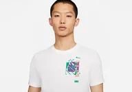 Koszulki męskie - Nike Air Jordan Futura Crew Tee White - miniaturka - grafika 1