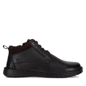 Botki męskie - Trzewiki Go Soft FIZA-01 MI18 Brązowy - miniaturka - grafika 1