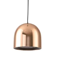 Lampy sufitowe - Wisząca lampa LED Petit w złotym kolorze, idealna do gabinetu - miniaturka - grafika 1