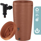 Zbiorniki na deszczówkę - Zbiornik na deszczówkę Gobi 240l Beczka na wodę + Kranik 3/4 - miniaturka - grafika 1